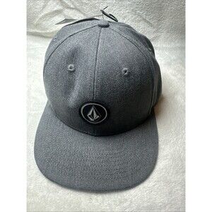 Volcom Gray With Logo Baseball Cap One Size Adjustable Trucker Hat